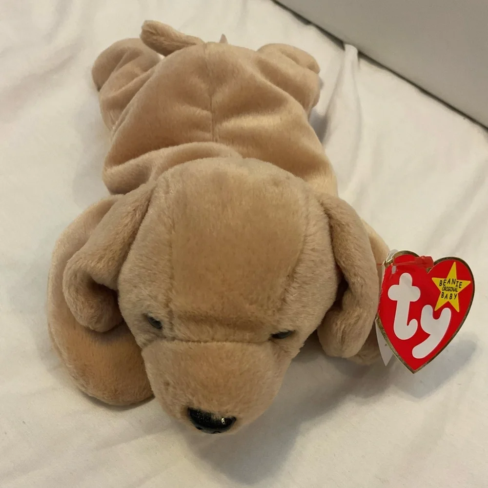 Ty Fetch 🐶 the Golden Retriever dog beanie baby
